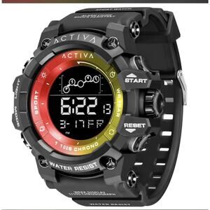 Activa Summit X Invicta Men's Digital Watch - 50mm. Black ACW8082-007 NIB